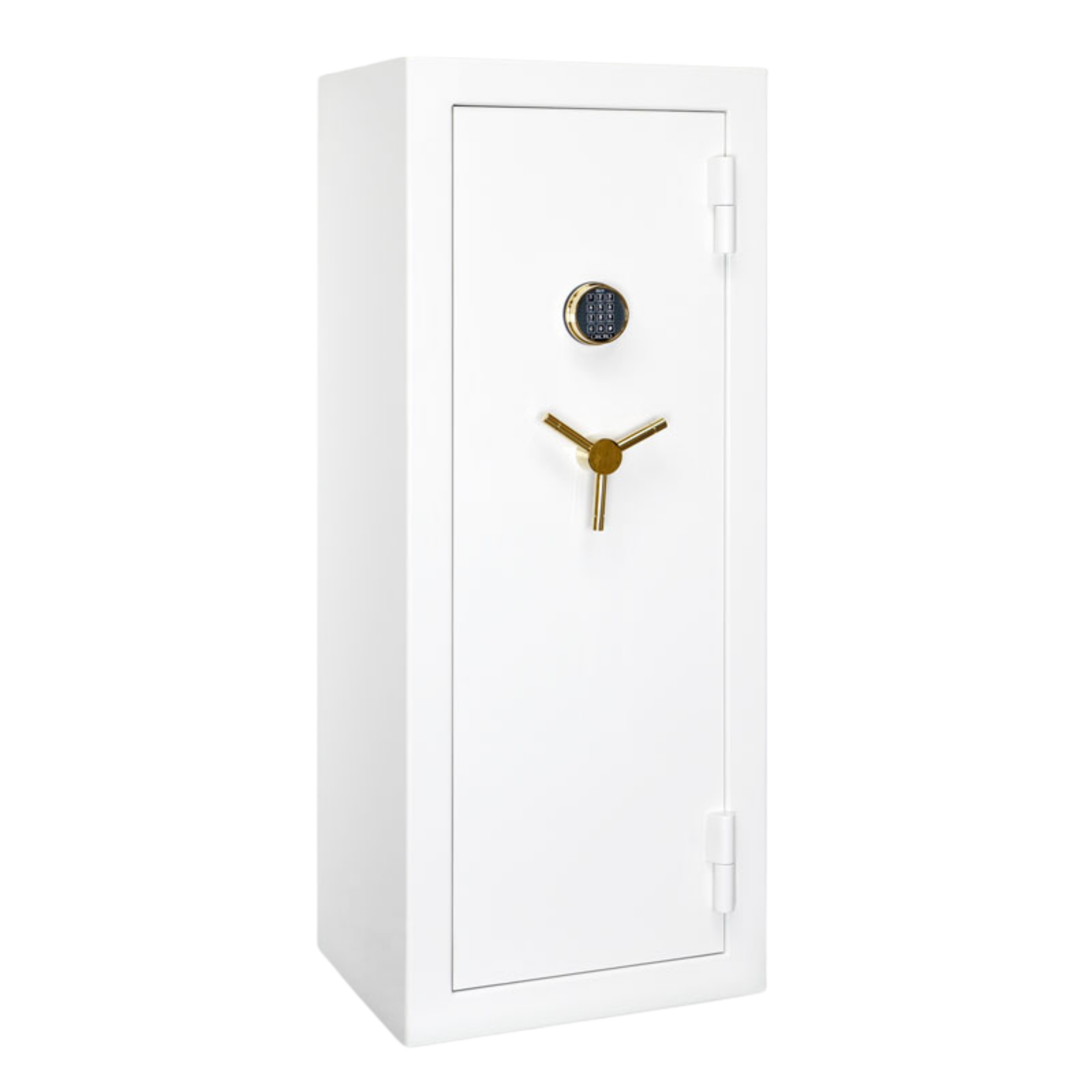 Cannes — closed, alabaster white gloss exterior