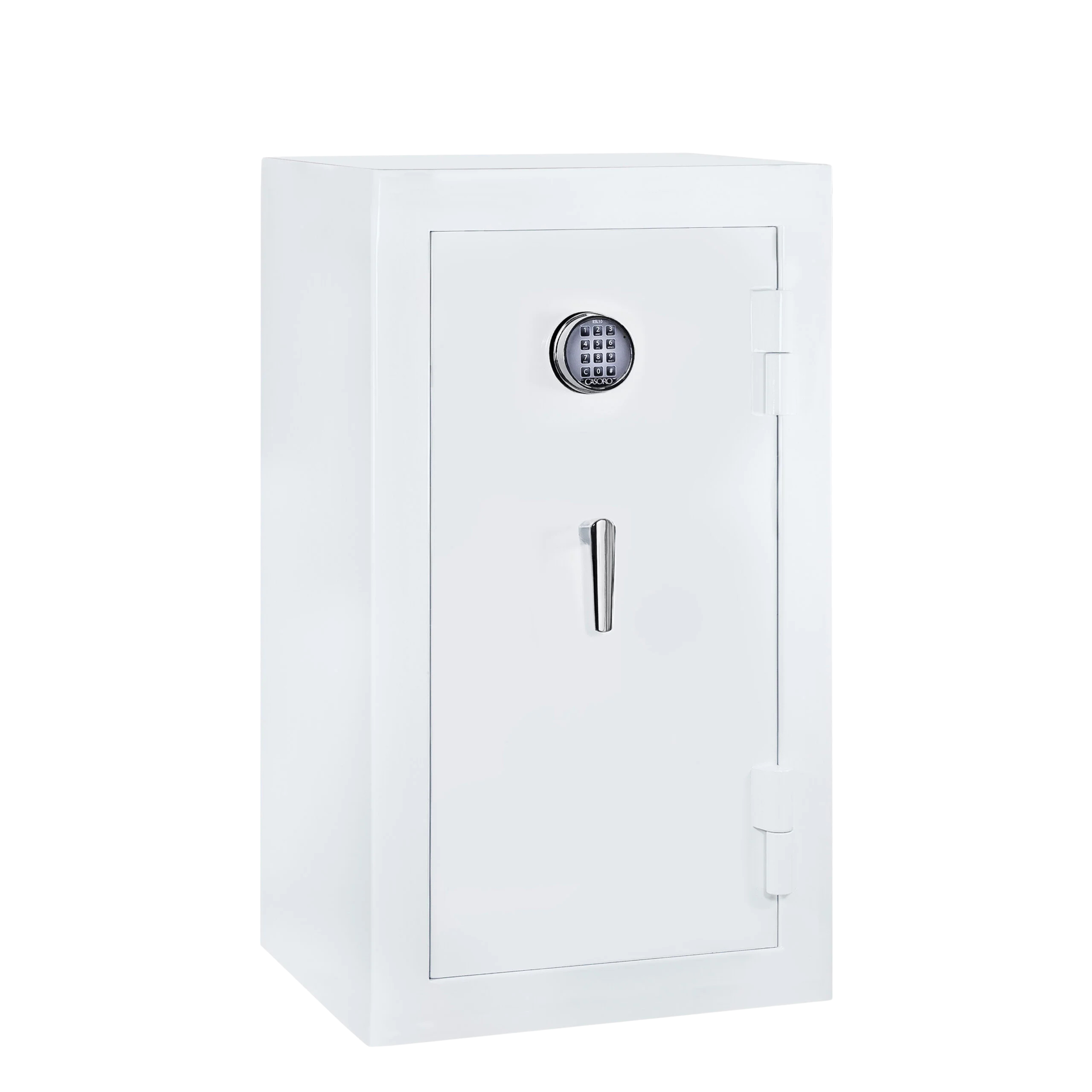 Francesca — closed, alabaster white exterior