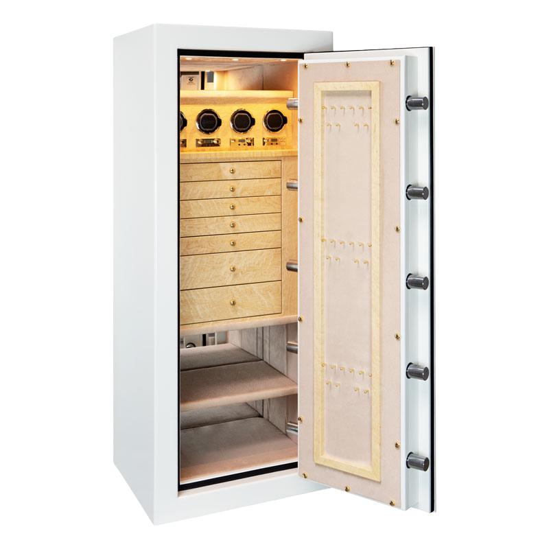 Cannes — Emerald Jewelry & Watch Safe in Alabaster, door open